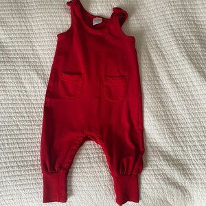 Adorable Hanna Andersson Baby Pocket Overalls In Organic French Terry 18-24 mos